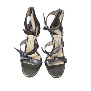 Very Good 6.5 Silver Jessica Simpson Shoes